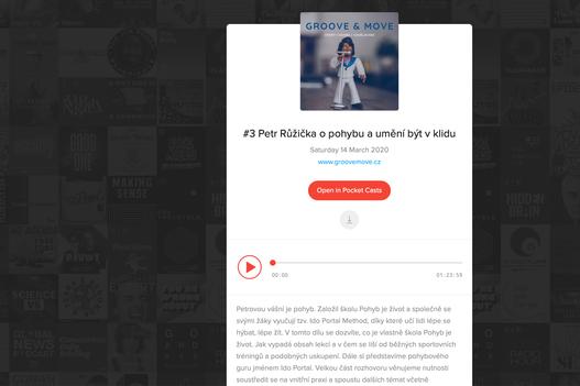 Rozhovor na Groove & Move